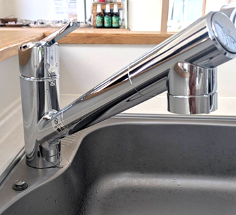 ウルトラファインバブル機能付きキッチン水栓に交換！